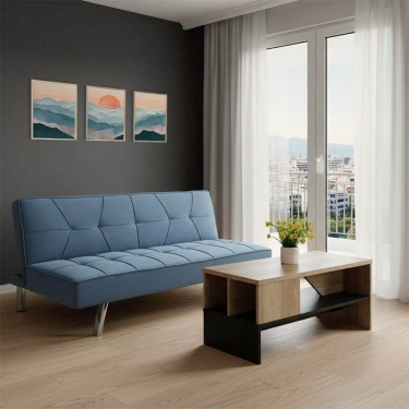 Φοιτητικό πακέτο επίπλων σαλονιού Groove σετ 2τεμ Υλικό: MELAMINE CHIPBOARD-PU- 200-001384