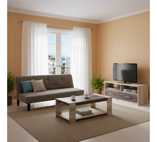 Φοιτητικό πακέτο επίπλων σαλονιού Reest σετ 3τεμ Υλικό: MELAMINE CHIPBOARD-PU- 200-001385