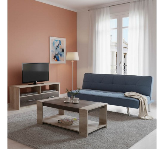 Φοιτητικό πακέτο επίπλων σαλονιού Piose σετ 3τεμ Υλικό: MELAMINE CHIPBOARD-PU- 200-001386