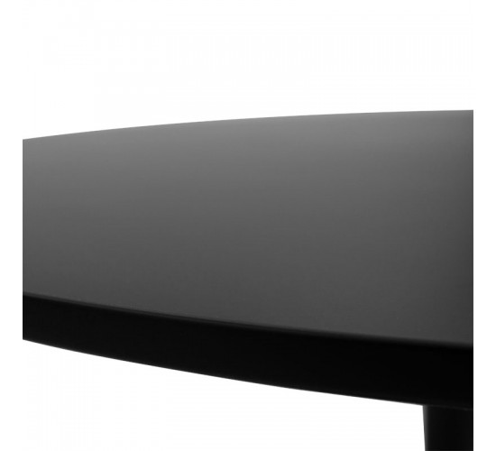 Τραπεζαρία Balou-Noor σετ 5τεμ MDF μαύρο-κυπαρισσι Φ120x73εκ Υλικό: MDF - METAL - VELVET 200-001421