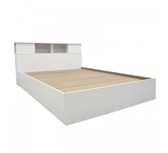 Σετ Κρεβατοκάμαρας Olympus White με Κρεβάτι 140x200εκ Σετ 3τεμ Υλικό: MDF. Μοριοσανίδα με επένδυση μελαμίνης 200-001443