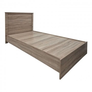 Κρεβάτι με στρώμα Athos-Dreamer sonoma 90x190εκ Υλικό: 15mm Particle Board - POCKET SPRING MATTRESS 200-001453