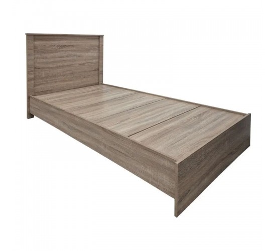Κρεβάτι με στρώμα Athos-Dreamer sonoma 90x190εκ Υλικό: 15mm Particle Board - POCKET SPRING MATTRESS 200-001453