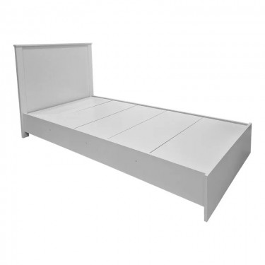 Κρεβάτι με στρώμα Athos-Dreamer λευκό 90x190εκ Υλικό: 15mm Particle Board - POCKET SPRING MATTRESS 200-001454