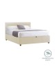 Κρεβάτι με στρώμα και αποθηκευτικό χώρο Molito-Dreamer βελούδο εκρου 120x200εκ Υλικό: VELVET - PLYWOOD - POCKET SPRING MATTRESS  - FOAM 200-001474