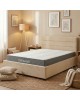 Κρεβάτι με στρώμα και αποθηκευτικό χώρο Molito-Dreamer βελούδο εκρου 120x200εκ Υλικό: VELVET - PLYWOOD - POCKET SPRING MATTRESS  - FOAM 200-001474