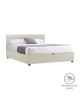 Κρεβάτι με στρώμα και αποθηκευτικό χώρο Molito-Dreamer βελούδο εκρου 150x200εκ Υλικό: VELVET - PLYWOOD - POCKET SPRING MATTRESS  - FOAM 200-001476