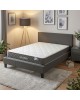 Κρεβάτι με στρώμα Nevil-Dreamer ύφασμα ανθρακί 150x200εκ Υλικό: FABRIC- PLYWOOD - POCKET SPRING MATTRESS  - FOAM 200-001480
