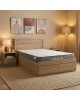 Κρεβάτι με στρώμα Olympus-Dreamer sonoma 120x200εκ Υλικό: MDF.  POCKET SPRING MATTRESS  - FOAM 200-001507