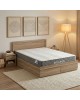 Κρεβάτι με στρώμα και συρτάρι Olympus-Dreamer sonoma 150x200εκ Υλικό: MDF.  POCKET SPRING MATTRESS  - FOAM 200-001510