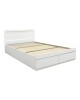 Κρεβάτι με στρώμα και συρτάρι Olympus-Dreamer λευκό 150x200εκ Υλικό: MDF.  POCKET SPRING MATTRESS  - FOAM 200-001511