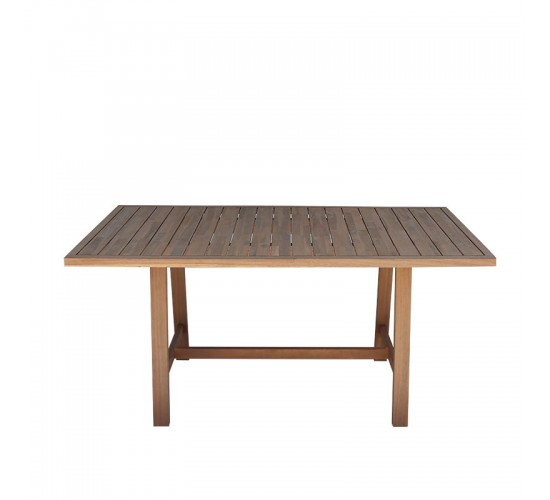 Τραπεζαρία Malibu μασίφ ξύλο ακακίας 180x90x75εκ Σετ 7τεμ Υλικό: SOLID ACACIA WOOD 200-001596