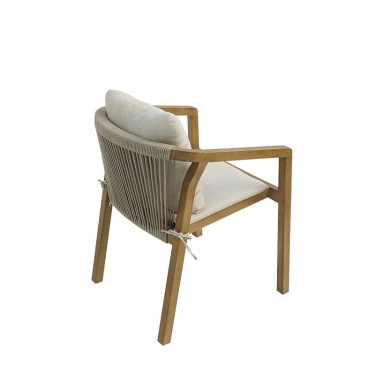 Τραπεζαρία Malibu Σετ 9τεμ μασίφ ξύλο ακακίας 180x90x75εκ Υλικό: SOLID ACACIA WOOD 200-001619