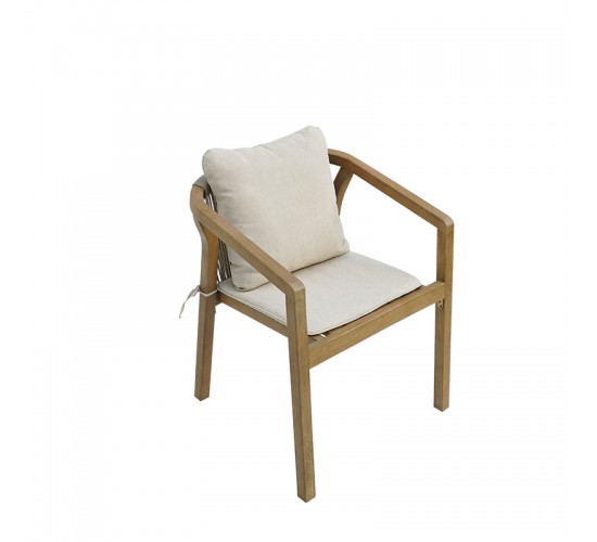 Τραπεζαρία Malibu Σετ 7τεμ μασίφ ξύλο ακακίας 160x90x75εκ Υλικό: SOLID ACACIA WOOD 200-001620