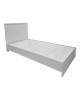 Κρεβάτι με στρώμα Athos-Perfecto λευκό 90x190εκ Υλικό: 15mm Particle Board - 1CM FOAM TOP - 17CM 1.8mm Contiunuous Spring 200-001648