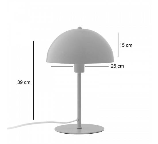 Επιτραπέζιο φωτιστικό Desker Ε27 μεταλλικό-μέντα Φ25x39εκ Υλικό: METAL 202-000137