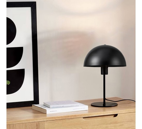 Επιτραπέζιο φωτιστικό Desker Ε27 μεταλλικό- μαύρο Φ25x39εκ Υλικό: METAL 202-000139