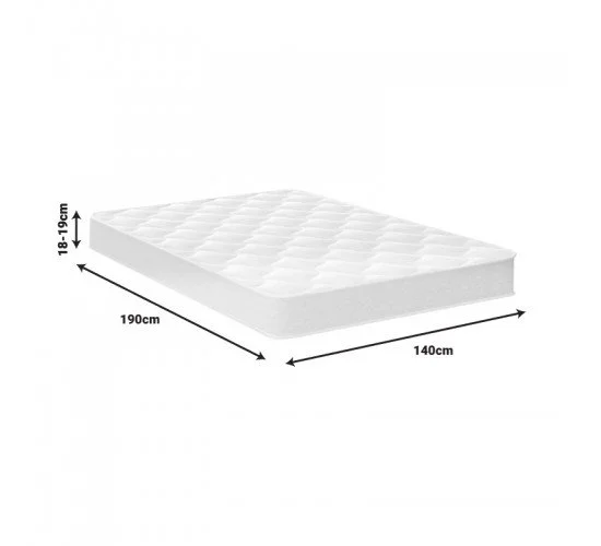 Στρώμα Fix Pad Chic Strom μονής όψης 18-19cm 140x190εκ Υλικό: FOAM 207-000005 Στρώμα Fix Pad Chic Strom μονής όψης 18-19cm 140x190εκ Υλικό: FOAM 207-000005