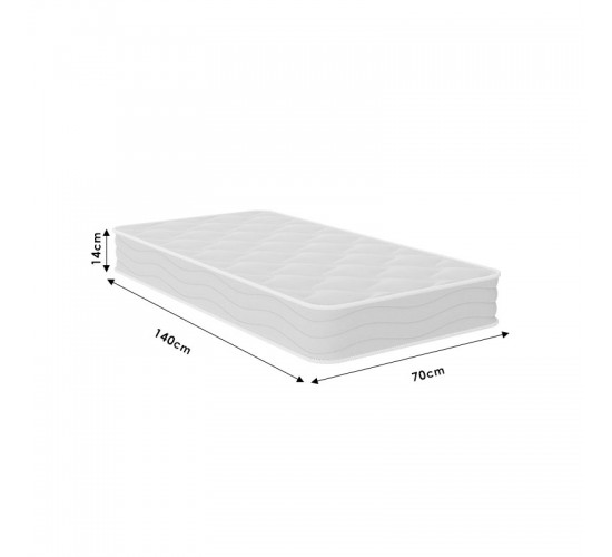 Στρώμα Cotton Baby Chic Strom διπλής όψης 14cm 70x140εκ Υλικό: BONNEL SPRING - FOAM  - FABRIC PLP 207-000013