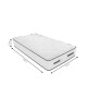 Στρώμα Relaxation Chic Strom διπλής όψης 27cm 100x200εκ Υλικό: 108 Bonel Springs per square 2.4mm thick- FOAM - FABRIC 207-000017 Στρώμα Relaxation Chic Strom διπλής όψης 27cm 100x200εκ Υλικό: 108 Bonel Springs per square 2.4mm thick- FOAM - FABRIC 207-000017