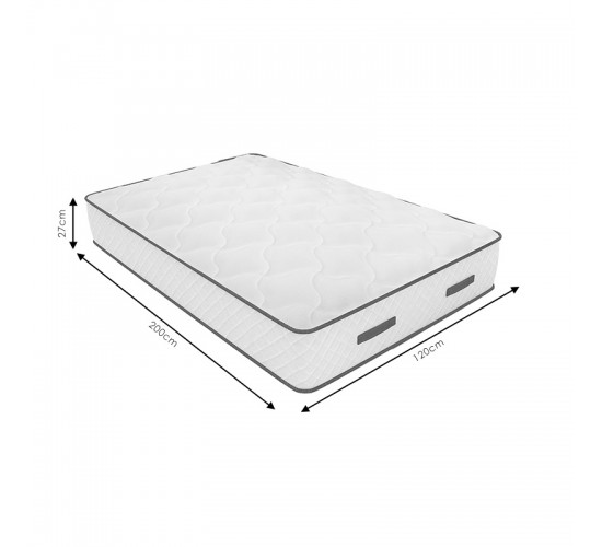 Στρώμα Relaxation Chic Strom διπλής όψης 27cm 120x200εκ Υλικό: 108 Bonel Springs per square 2.4mm thick- FOAM - FABRIC 207-000018 Στρώμα Relaxation Chic Strom διπλής όψης 27cm 120x200εκ Υλικό: 108 Bonel Springs per square 2.4mm thick- FOAM - FABRIC 207-000018
