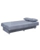 Kαναπές κρεβάτι Romina 3θέσιος ύφασμα γκρι 180x75x80εκ Υλικό: FABRIC - SPRING - POPLAR WOOD 213-000014