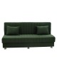 Kαναπές κρεβάτι Romina 3θέσιος ύφασμα βελουτέ πράσινο 180x75x80εκ Υλικό: FABRIC - SPRING - POPLAR WOOD 213-000015