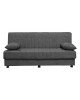 Kαναπές κρεβάτι Romina 3θέσιος ύφασμα ανθρακί 190x90x80εκ Υλικό: FABRIC - SPRING - POPLAR WOOD 213-000034