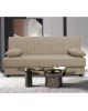 Kαναπές κρεβάτι Romina 3θέσιος ύφασμα μπεζ 190x90x80εκ Υλικό: FABRIC - SPRING - POPLAR WOOD 213-000035