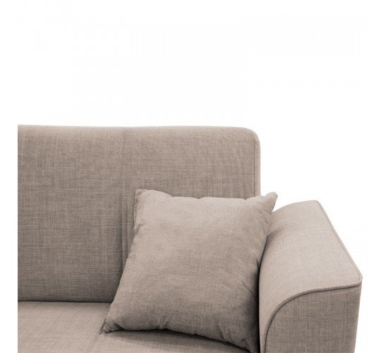 Kαναπές κρεβάτι Asma 2θέσιος ύφασμα μπεζ 156x76x85εκ Υλικό: FABRIC - SPRING - POPLAR WOOD 213-000038