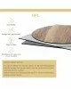 Επιφάνεια τραπεζιού PWH-0003 HPL γκρι cement Φ69εκ Υλικό: HPL 215-000008 Επιφάνεια τραπεζιού PWH-0003 HPL γκρι cement Φ69εκ Υλικό: HPL 215-000008