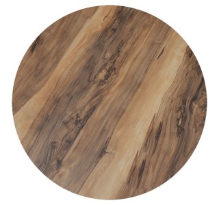 Επιφάνεια τραπεζιού Noble HPL καρυδί Φ60εκ πάχους 12mm Υλικό: HPL 215-000010