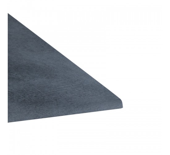 Επιφάνεια τραπεζιού Sizzle Werzalit ανθρακί cement 80x80εκ πάχους 35mm Υλικό: WERZALIT 215-000026