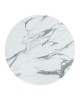 Επιφάνεια τραπεζιού PWH-0009 Werzalit λευκό μαρμάρου Φ70εκ Υλικό: WERZALIT 215-000028