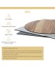 Επιφάνεια τραπεζιού Noble HPL καρυδί 69x120εκ πάχους 12mm Υλικό: HPL 215-000048 Επιφάνεια τραπεζιού Noble HPL καρυδί 69x120εκ πάχους 12mm Υλικό: HPL 215-000048