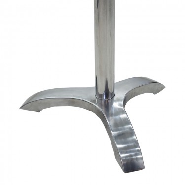 Βάση τραπεζιού bar μεσαίου ύψους Greet αλουμινίου τρίνυχη 59x59x72εκ Υλικό: ALUMINIUM 217-000014