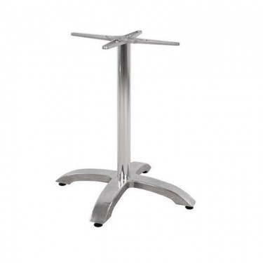 Βάση τραπεζιού bar μεσαίου ύψους Greet αλουμινίου τρίνυχη 59x59x72εκ Υλικό: ALUMINIUM 217-000014