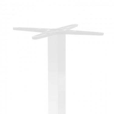 Βάση τραπεζιού bar Stofan μεταλλική λευκή-μαύρη 45x45x108εκ Υλικό: METAL 217-000037