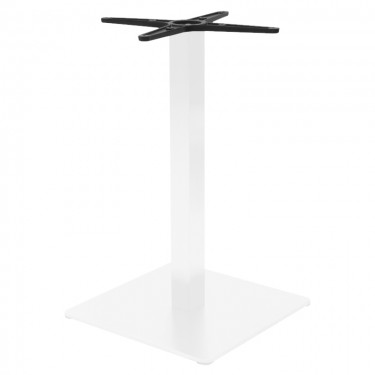 Βάση τραπεζιού bar Stofan μεταλλική λευκή-μαύρη 45x45x108εκ Υλικό: METAL 217-000037