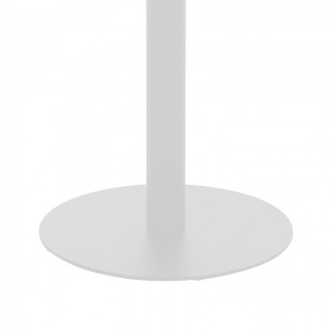 Βάση τραπεζιού bar Closet μεταλλική λευκή-μαύρη Φ40x108εκ Υλικό: METAL - PP 217-000041