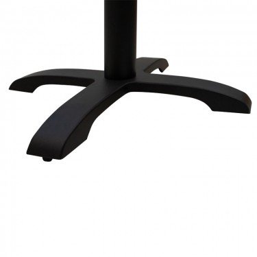 Βάση τραπεζιού bar Ntona μεταλλική μαύρη 62x62x108εκ Υλικό: METAL - PP 217-000042