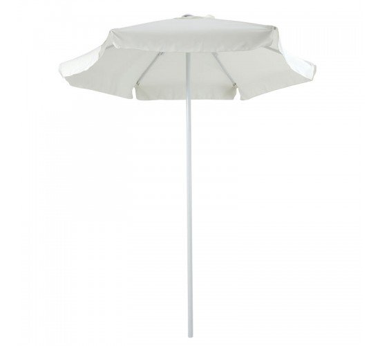 Ομπρέλα κήπου Mongo μέταλλο Φ2m εκρού Υλικό: STEEL - FABRIC 218-000001