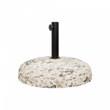 Βάση ομπρέλας Nimbus τσιμέντο ψηφιδωτή 35kg Φ50εκ Υλικό: 70%  concrete 29%  steel 1%  pp 218-000022