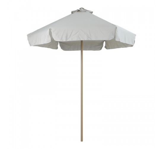 Ομπρέλα επαγγελματική Mongo μέταλλο - μονοκόμματος ιστός σε άμμου-κρεμ απόχρωση Φ2m Υλικό: 70%  Steel 27%  polyester 3%  plastic 218-000035