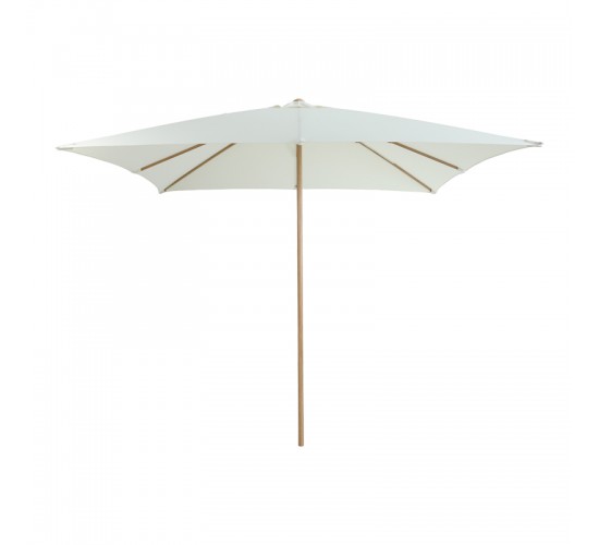 Ομπρέλα επαγγελματική Solis μέταλλο - αλουμίνιο μονοκόμματος ιστός σε φυσική απόχρωση-κρεμ απόχρωση 250x250x235εκ Υλικό: 40%  aluminium 40%  steel 17%  polyester 3%  plastic 218-000037