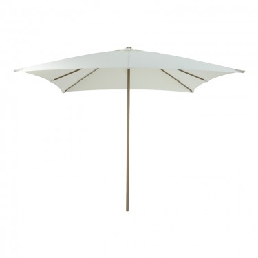 Ομπρέλα επαγγελματική Solis μέταλλο - αλουμίνιο μονοκόμματος ιστός σε λευκή-άμμου απόχρωση 250x250x235εκ Υλικό: 40%  aluminium 40%  steel 17%  polyester 3%  plastic 218-000039