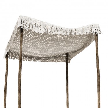 Δίχτυ σκίασης Roof μακραμέ μπεζ 4x4m Υλικό: FABRIC MACRAME 220-000009