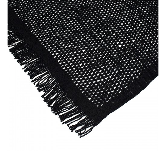 Δίχτυ σκίασης Roof μακραμέ μαύρο 4x4m Υλικό: FABRIC MACRAME 220-000010 Δίχτυ σκίασης Roof μακραμέ μαύρο 4x4m Υλικό: FABRIC MACRAME 220-000010