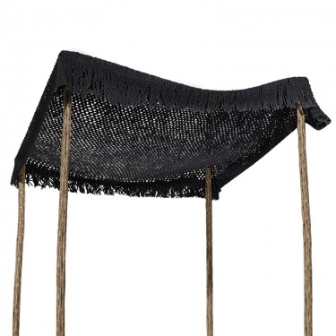 Δίχτυ σκίασης Roof μακραμέ μαύρο 4x4m Υλικό: FABRIC MACRAME 220-000010