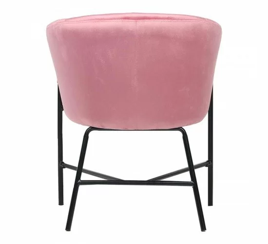 Πολυθρόνα Julia βελούδο ροζ 61x57x74εκ Υλικό: FABRIC - WOOD - METAL 222-000018 Πολυθρόνα Julia βελούδο ροζ 61x57x74εκ Υλικό: FABRIC - WOOD - METAL 222-000018